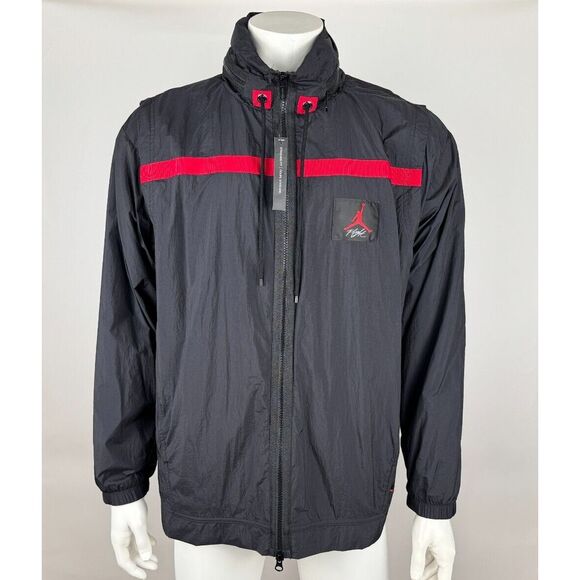 Nike Air Jordan Twist Flight Windbreaker Mens M NWT‎ Nylon Hoodie AH6242 010